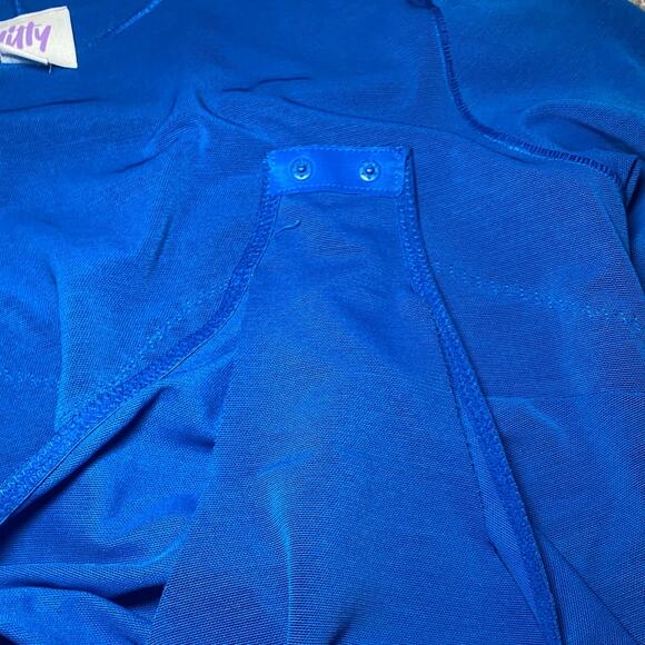 Yitty - Blue Sheer Sweetheart Bodysuit - Shapewear Size Small - Picture 11 of 16